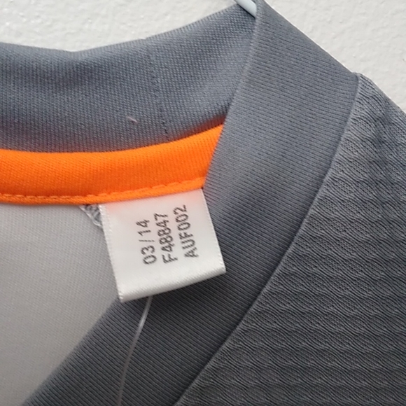 🎉HP🎉Adidas Men's Climalite Emid Crew Tee 3 Stripe F48847, White, L, NWT - Picture 5 of 6